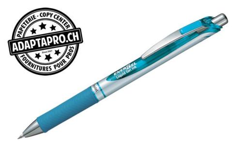 Roller PENTEL EnerGel Xm - 0.7 - BLEU CLAIR