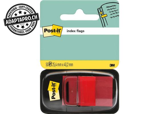 Index Post-it - rouge - 50 feuilles