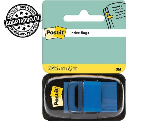 Index Post-it - bleu - 50 feuilles