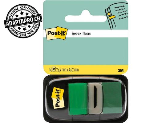 Index Post-it - vert - 50 feuilles