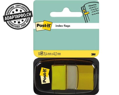 Index Post-it - jaune - 50 feuilles