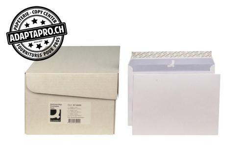 Enveloppes Q-CONNECT - C5 - 100g - sans fenêtre - 500 pces