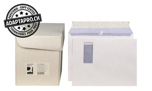 Enveloppes Q-CONNECT - C4 - 120g - fenêtre à droite - 250 pces