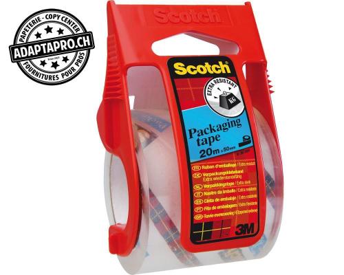 Dérouleur ruban d'emballage Scotch Pack Extra PP - 48mm * 20m