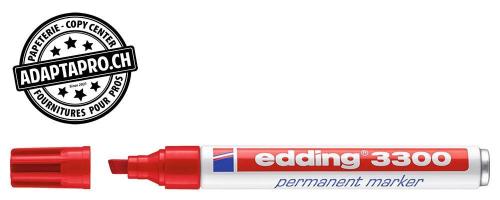 Marqueur permanent - EDDING 3300 - 002 - rouge