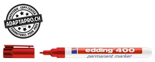 Marqueur permanent - EDDING 400 - 002 - rouge