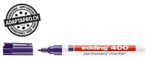 Marqueur permanent - EDDING 400 - 008 - violet