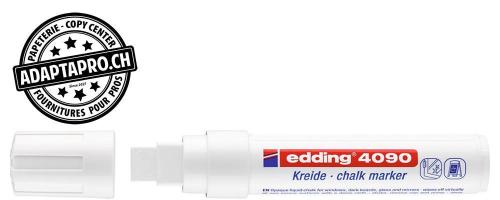 Marqueur craie liquide - EDDING 4090 - 049 - blanc