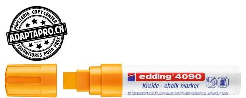 Marqueur craie liquide - EDDING 4090 - 066 - orange fluo