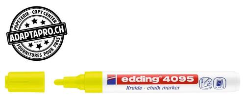 Marqueur craie liquide - EDDING 4095 - 065 - jaune fluo