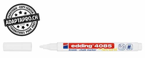 Marqueur craie liquide - EDDING 4085 - 049 - blanc