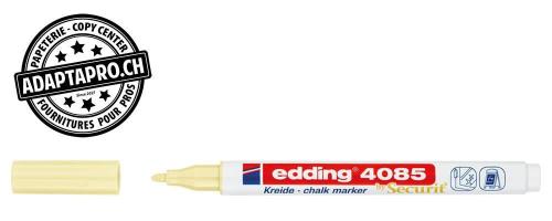 Marqueur craie liquide - EDDING 4085 - 135 - jaune pastel