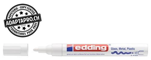 Marqueur de peinture - EDDING 750 - CREA - 049 - blanc