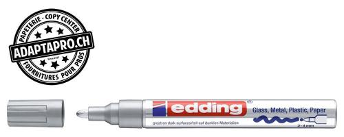 Marqueur de peinture - EDDING 750 - CREA - 054 - silver