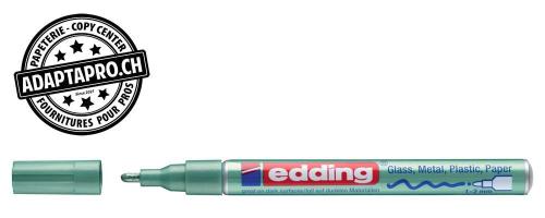 Marqueur de peinture - EDDING 751 - CREA - 074 - vert métal