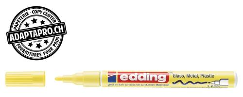 Marqueur de peinture - EDDING 751 - CREA - 135 - jaune pastel