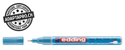 Marqueur de peinture - EDDING 780 - CREA - 070 - bleu clair métal