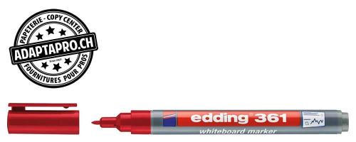 Marqueur tableau blanc - EDDING 361 - 002 - rouge