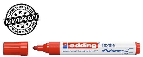 Marqueur textile - EDDING 4500 - 002 - rouge