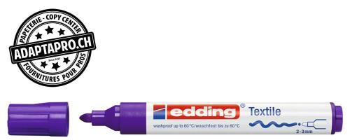 Marqueur textile - EDDING 4500 - 008 - violet