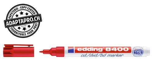 Marqueur CD - EDDING 8400 - 002 - rouge