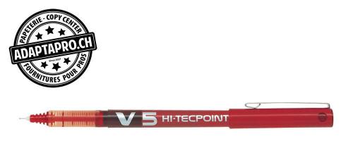 Stylo - PILOT ROLLER - V5 - 0.5 - rouge