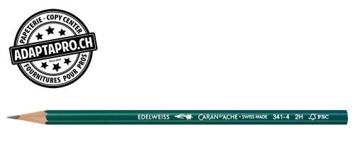 Crayon graphite CARAN D'ACHE 341 Edelweiss - 2H - vert