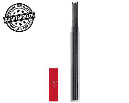 Mines graphite CARAN D'ACHE Technograph - 2mm - H - 3 pces