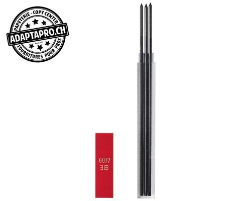 Mines graphite CARAN D'ACHE Technograph - 2mm - 3B - 3 pces