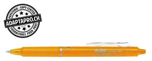 Stylo effaçable - PILOT FRIXION Ball Clicker - 0.7 - abricot