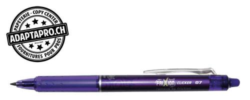 Stylo effaçable - PILOT FRIXION Ball Clicker - 0.7 - violet