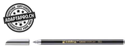 Feutre de coloriage - EDDING 1200 - 054 - silver