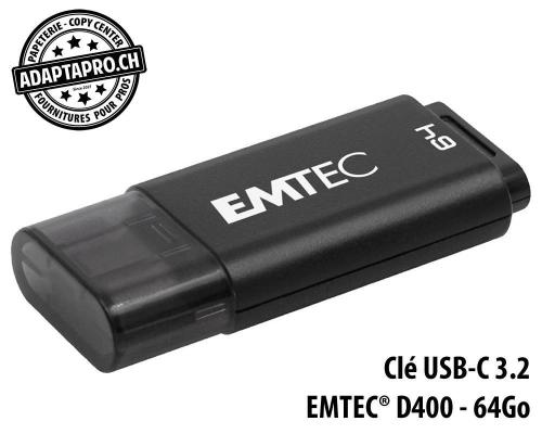 Cl&eacute; USB-C 3.2 EMTEC&reg; D400 - 64Go