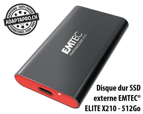 Disque dur SSD externe EMTEC® ELITE X210 - 512Go