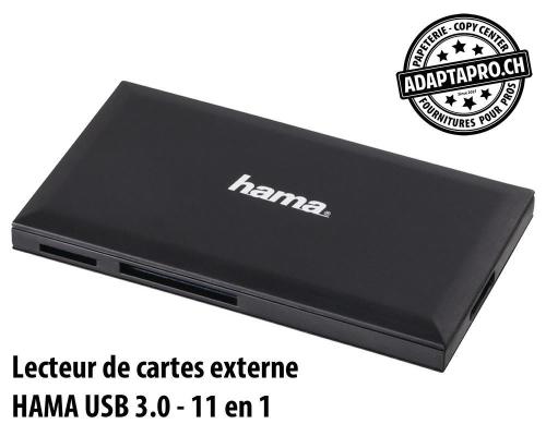 Lecteur de cartes externe HAMA USB 3.0