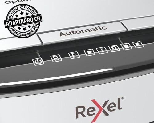 Destructeur de documents REXEL® Optimum AutoFeed+ 45X - sécurité P4