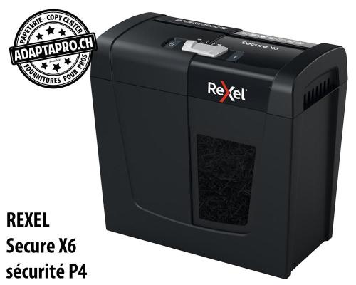 Destructeur de documents REXEL® Secure X6 - sécurité P4