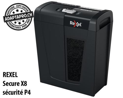 Destructeur de documents REXEL® Secure X8 - sécurité P4