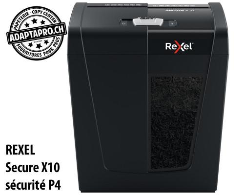 Destructeur de documents REXEL® Secure X10 - sécurité P4