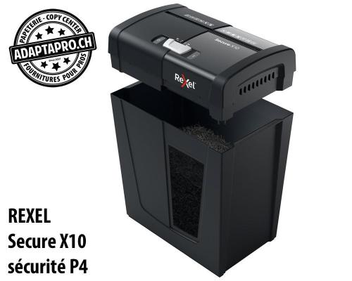 Destructeur de documents REXEL® Secure X10 - sécurité P4