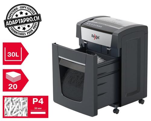 Destructeur de documents REXEL® Momentum P420+ - sécurité P4