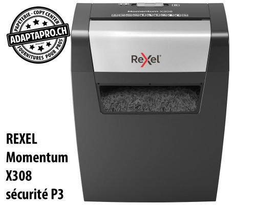 Destructeur de documents REXEL® Momentum X308 - sécurité P3