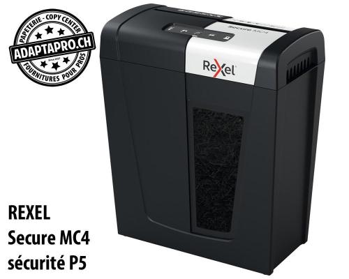 Destructeur de documents REXEL® Secure MC4 - sécurité P5