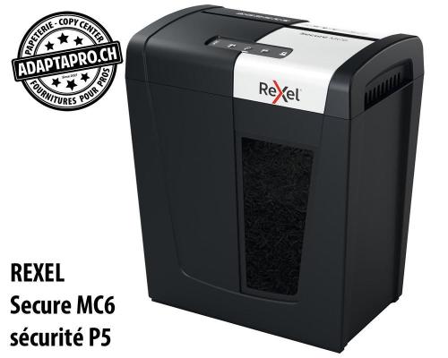 Destructeur de documents REXEL® Secure MC6 - sécurité P5