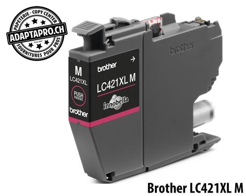 Cartouches d'encre/t&ecirc;tes d'impression BROTHER - LC-421 XL M - Magenta