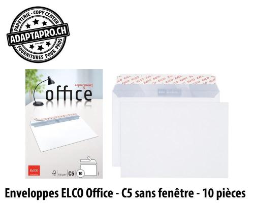 Enveloppes ELCO Office - petit emballage - C5 sans fenêtre - 10 pièces