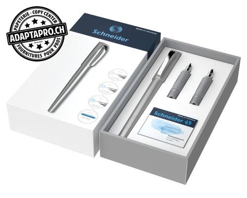 Stylo plume SCHNEIDER - Callissima Set - anthracite - coffret cadeau