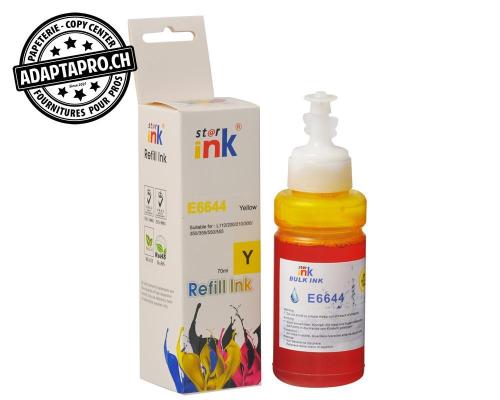 Bouteille d'encre Compatible Epson T6644 - 70ml - Jaune