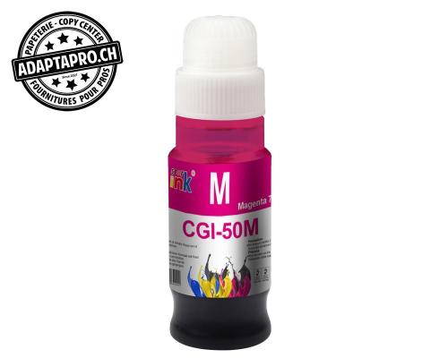 Bouteille d'encre Compatible Canon GI-50 M - 70ml - Magenta