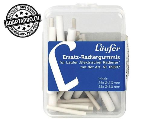 Gommes de recharge LÄUFER pour crayon-gomme électrique